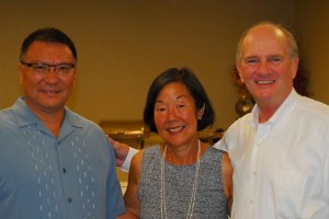 L-R Donald Maruyama, Joan Namkoong, Gerald Glennon