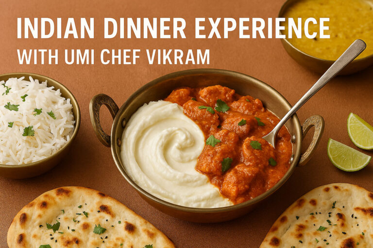Indian Dinner Chef Vikram Garg